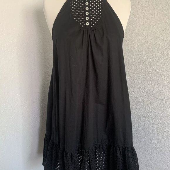 Free People Women's Black Midi Dress. Size S - Picture 4 of 14